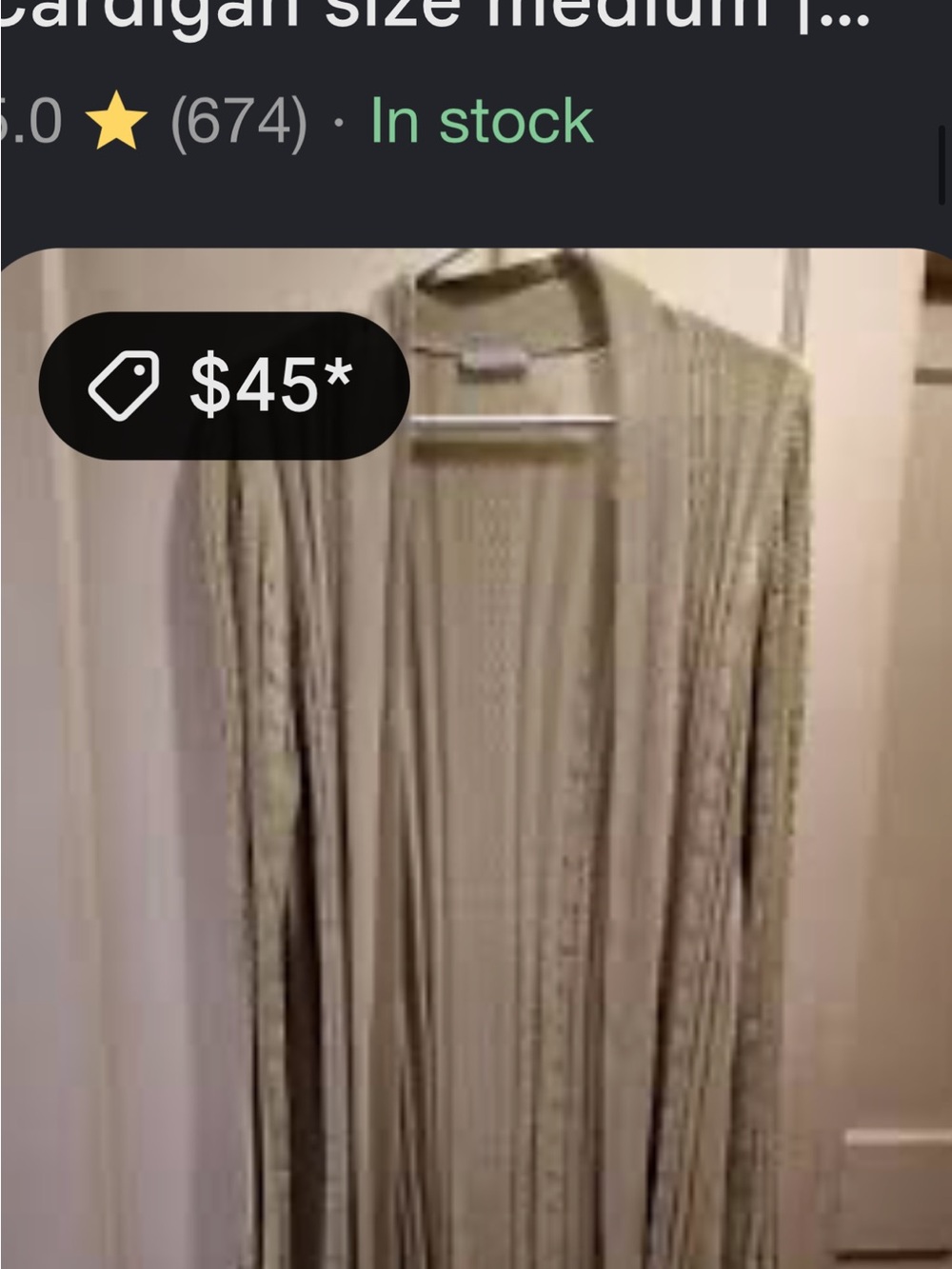 So soft & Beautiful Knit Hooded Long Cardigan Sweater Excellent Condition!! - Picture 15 of 15